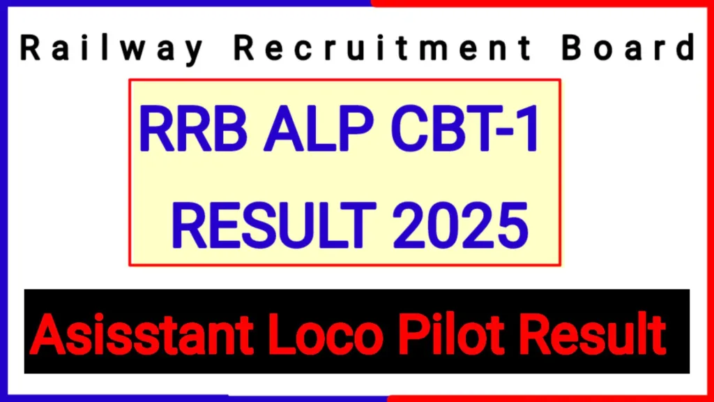 RRB ALP CBT-1 Result Update: Exam Date for CBT 2 released